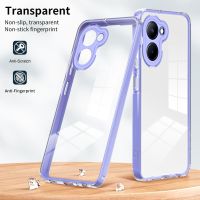 3 IN 1เคสใสสำหรับ OPPO Realme C33หรูหราซิลิโคนเนื้อนิ่มโปร่งใสแข็งกันกระแทกโทรศัพท์เคสสำหรับ Realme Realme C33 C 33 33C