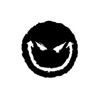 Personality Car Stickers Decor Motorcycle Decals EVIL SMILEY FACE Decorative Accessories Waterproof Vinyl Decal13cmx13cm