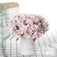 Simulated Hydrangea Artificial Bouquet DIY Wedding Flower Arrangement Materials Home Decoration Fake Flowers