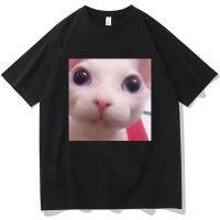 Funny Anime Bingus Cat Print T-Shirt Unisex Casual Short Sleeve T-Shirts Oversized Men Cotton Summer T Shirt Streetwear S-4XL-5XL-6XL