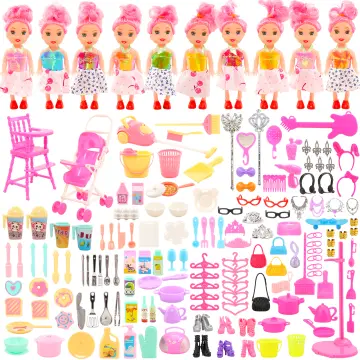 Barbie doll 2024 accessories set