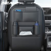 hotx 【cw】 Car Back Storage Multifunctional Anti-Kick Mats Large Capacity Backseat Organizer Protector