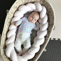 Baby ided Bed Circumference Anti-collision Knitting Crib Bedding Accessories Protect Crib Buffer Newborn Crib Bed Bumpers