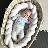 Baby Braided Bed Circumference Anti-collision Knitting Crib Bedding Accessories Protect Crib Buffer Newborn Crib Bed Bumpers