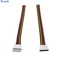 ✺✼℡ 10pcs 6pin Male Female LED Connector 6 pin 2.54mm Or 2.0mm Pin Distance For RGB CCT LED Strip Easy Connector