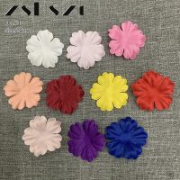 （A SHACK） 200Pcs ArtificialPetals 24MmFakefor งานแต่งงาน Homedecor DIY สมุดภาพ CardsatinApplique 64