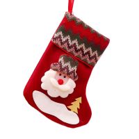 HOT Christmas Stocking Gift Holder Large Soft Christmas Stockings Christmas Party Festive Decor Socks Tights