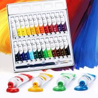 12/18/24 Colors 5ML/12ML Watercolor/Gouache/Acrylic Paint set for Artist Student Art Supplies Pigment