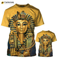 2023 NewAncient อียิปต์ Horus 3D พิมพ์เสื้อยืด God Eye Of Egypt Pharaoh Anubis กราฟิก T เสื้อผู้ชายแฟชั่น Casual Streetwear Tops Tees