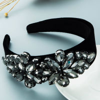 Baroque Headband Crystal Bead Colorful Inlaid Rhinestone Hair Band Luxury Ladies Prom Headbands For Woman Hair Accessories New