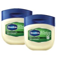 ?Premium products? Vaseline Pure Repairing Jelly with Aloe วาสลีน เพียว เจลลี่ อโล 100g. x 2กระปุก?