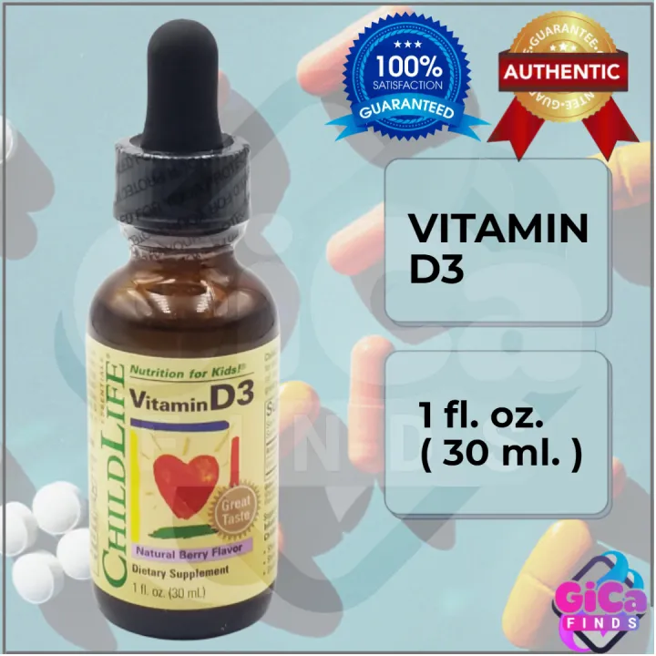ChildLife Vitamin D3 drops Natural Berry Flavor 30mL Lazada PH
