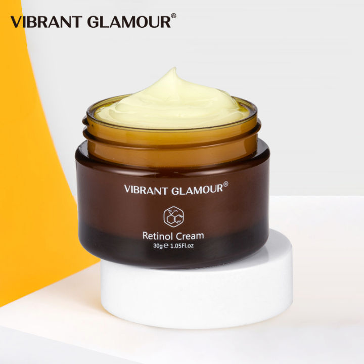 vibrant-glamour-elecool-official-store-2-pcs-vitamin-c-cream-retinol-face-cream-ของแท้100-firming-lifting-whitening-brightening-skin-anti-aging-repair-freckles-moisturizing-cream-30g-facial-skin-care