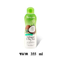 Tropiclean Oatmeal&amp;Tea tree Shampoo แชมพูสูตรสำหรับผิวแห้ง ขนาด 355 ml.