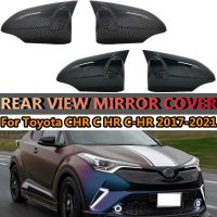 Hans1 2x CHR C C-HR 2017 2018 2019 2020 2021 Horn Rearview Mirror Cover Car Side Door Caps