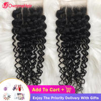 【CW】5x5 13x4 Invisible HD Lace Frontal Closure Deep Wave Lace Frontal Closure zilian Human Hair Pre Plucked Hairline Melt Skin