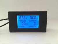 【☸2023 New☸】 aicairuo9588258 คอมโบมิเตอร์ Lcd 20a Dc 6.5-100V เครื่องวัดแรงดันไฟฟ้าในปัจจุบัน Kwh วัตต์แผงมิเตอร์ตรวจสอบพลังงาน12V 24V 48V