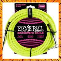 ERNIE BALL® แบบไนลอนถัก ว 5.5 เมตร หัวตรง/ หัวงอ (18FT Braided Straight / Angle Instrument Cable / P06085) กรณีสินค้ามีสี ไซท์ เบอร์รบกวนลุกค้าทักมาสอบถามหรือเเจ้งที่เเชทก่อนสั่งสินค้าด้วยนะคะ
