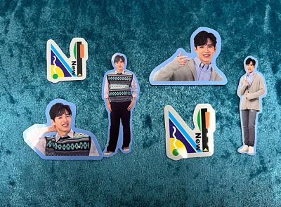 Sticker Set New [1set ]  Free 1 Postcard : GMMTV FAN FEST IN JAPAN