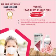 Súc họng Safemedi ngăn ngừa Covid - Chlorhexidin Chai 250ml thumbnail