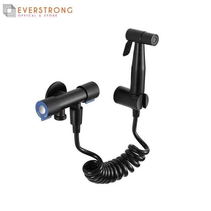【COD】Heavy Duty SUS304 Black Bidet Spray Set With Valve Stainless Steel