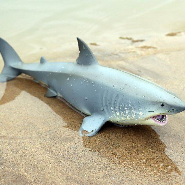 oenux-sea-life-สัตว์-great-white-shark-จำลอง-marine-big-shark-action-figures-pvc-รุ่นเหมือนจริงของเล่นเพื่อการศึกษาสำหรับเด็ก