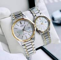 Casio นาฬิกาคู่รัก ชาย-หญิง รุ่น MTP-1183G-7A , LTP-1183G-7A สายสแตนเลส สองกษัตริย์ ของแท้ 100% รับประกันศูนย์ CMG 1ปี