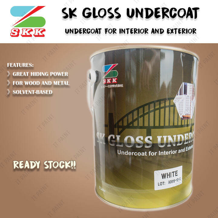 1 Liter SKK SK Gloss Undercoat for Wood and Metal undercoat Kayu dan