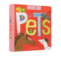 Hello World pets Hello science small world pet paperboard Book Popular Science Encyclopedia of small animal knowledge early education cognitive picture book