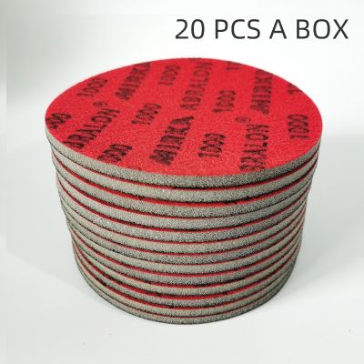 【LZ】﹉  Finland Mirka 6 Inch 150mm Sponge Sandpaper Round Self-adhesive Flocking Car Paint Polishing Beauty Sandpaper