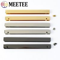 【CW】 5/10/20Pcs Meetee 10cm Metal Clip Edges Side Screws Cover Strip Purse Decoration Leather Crafts Hardware Accessories