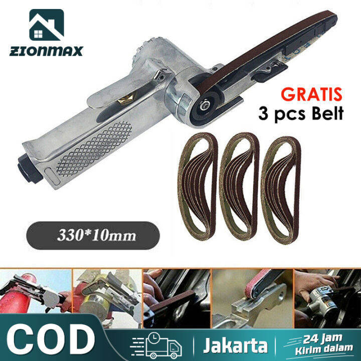 Handheld Air Belt Sander Adaptor Gerinda Tangan Konverter Mesin Amplas