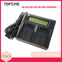 Topcin เครื่องชาร์จ BP-U60 PMW-EX1 BP-U90 PMW-100 PMW-150 PMW-F3 BP-U30 PMW-EX1R PMW-EX3PMW200