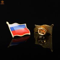 Russian Crafts Art Flag Badge Brooch Lapel Backpack/Suit Decoration Metal Patriotic Jewelry Pin Accessories