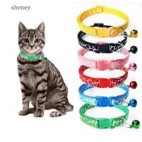 SHENEY สร้อยคอสุนัขสีสันสดใสปรับได้ลายการ์ตูนเครื่องประดับสุนัขสายรัดคอปลอกคอของเล่นสัตว์เลี้ยงสัตว์เลี้ยง