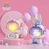 Linna Bell Light Up Block เข้ากันได้กับ Lego Block Spaceman Cartoon Block ของเล่น Liuyi Kids Gift โลจิสติกที่รวดเร็ว