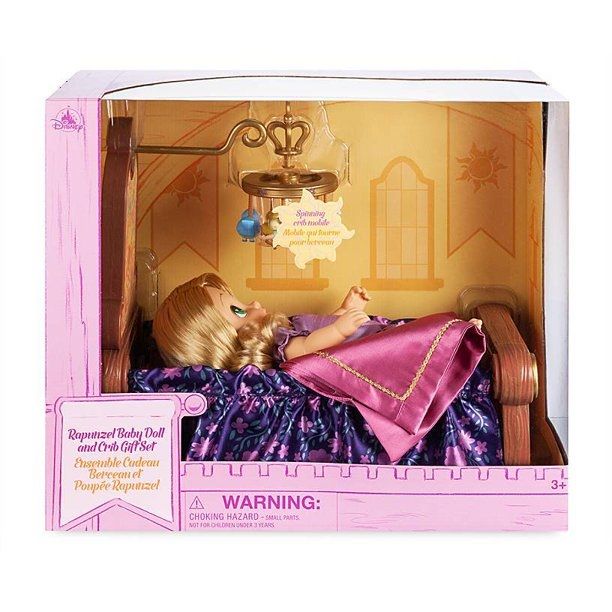 ใหม่พร้อมกล่อง-disney-animators-collection-rapunzel-baby-doll-and-crib-gift-set-ราคา-4-590-บาท
