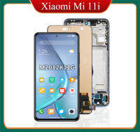 100% ได้รับการทดสอบแล้วสำหรับหน้าจอ M2012K11G Xiaomi Mi 11i ระบบสัมผัส + เฟรมดิจิไทเซอร์แทนการประกอบสำหรับ Mi11i Mi 11 I Display