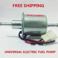 High quality 12V electric fuel pump HEP-02A 8mm Pipes Car Boat Diessel low pressure for carburetor motorcycle ATV