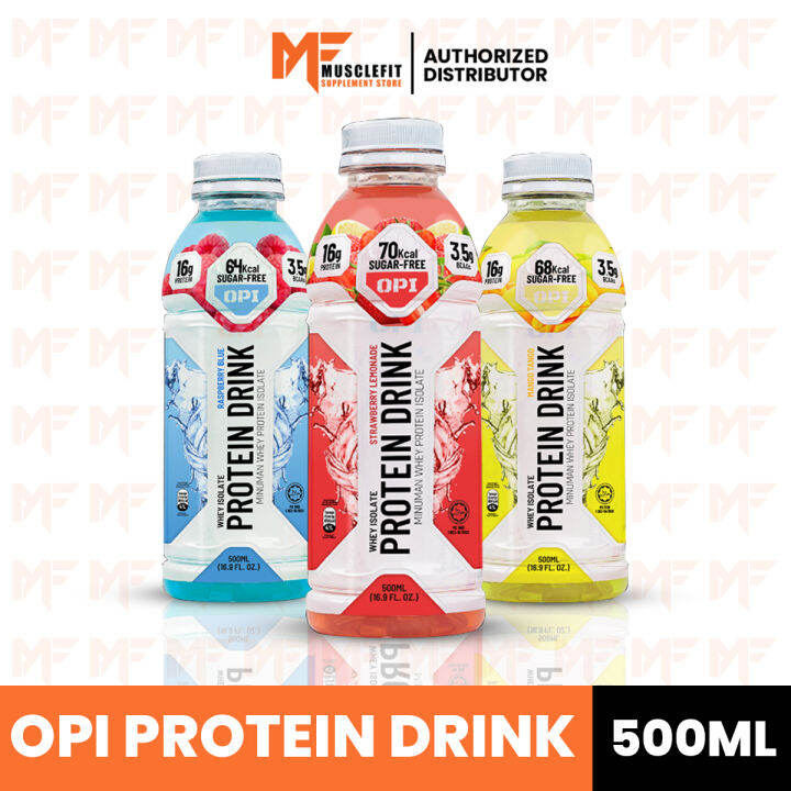 OPI Clear Isolate Whey Protein Drink 500 ml Halal Protein Lazada