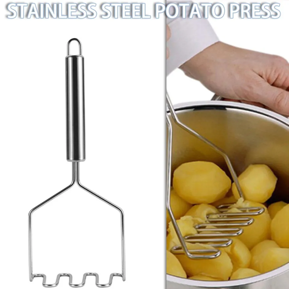 Stainless Steel Potato Masher Kitchen Tool for Bean Avocado Banana Potato