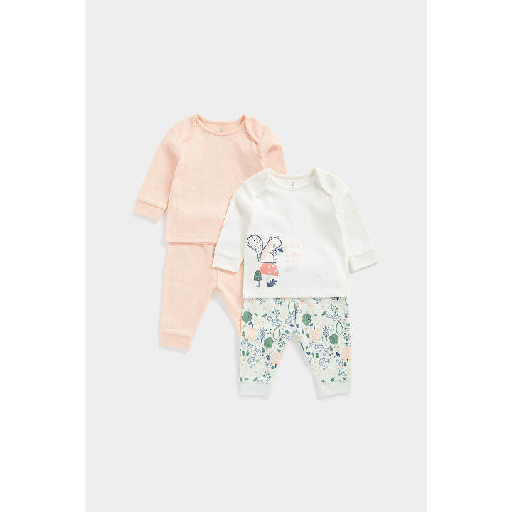 ชุดนอนเด็ก-mothercare-woodland-pyjamas-2-pack-cd326