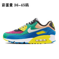 【Limited time offer】Air 90 Same Style as Wang Yibo Sneakers Mens Air Cushion Student Running Shoes Womens All-Match ins Casual Shoes