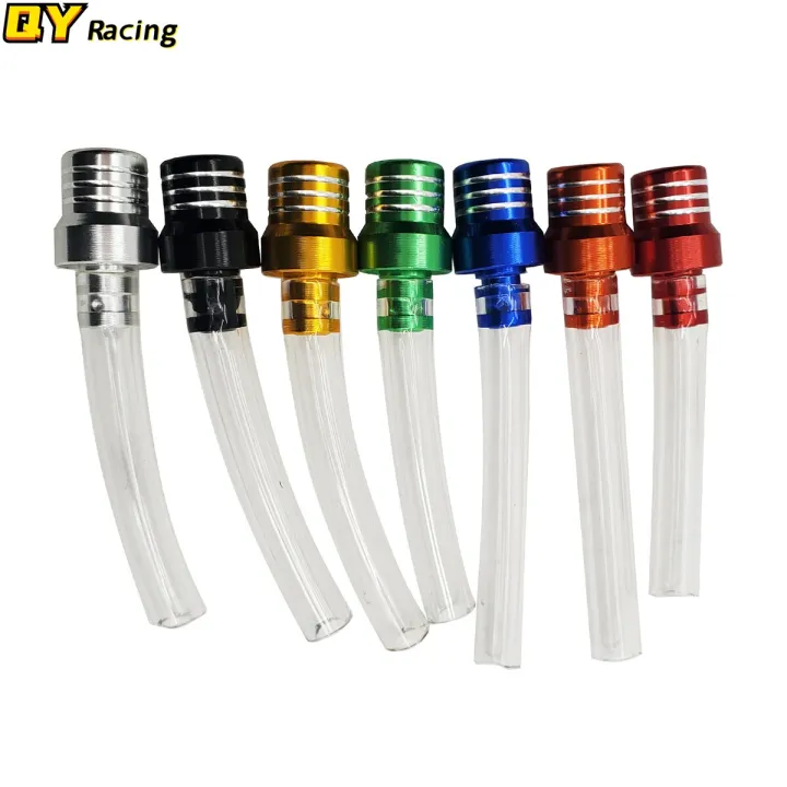 NEW Motorcycle Gas Fuel Cap Single Way Valves Vent Breather Hoses Tubes