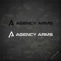 สติกเกอร์ติดกล่องปืนAgency Arms สติกเกอร์ติดรถยนต์ กล่องปืน กว้าง15/20cm