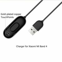 สายเครื่องชาร์จ USB สำหรับ Mi Band 4 Miband 3กำไลข้อมืออัจฉริยะแบบพกพาสายที่ชาร์จความเร็วสูง Band3 4สายชาร์จ