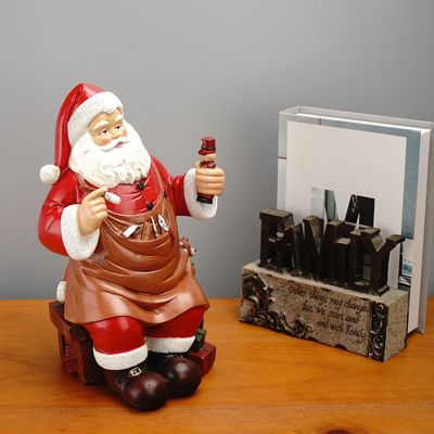 Santa Craftsman Sculptures Figurines for Interior Christmas Deco Home Decor Christmas Ornaments New Year Gift