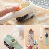 Long Handle Soft-Bristled Shoe Brush Multifunctional Liquid Clothes Brushes Household Automatic Filling Cleaing Tool Accessories