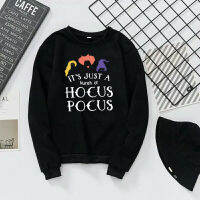 Hocus Pocusผู้ชายผู้หญิงแขนยาวเสื้อกันหนาวคอกลม2020ตัวอักษรใหม่พิมพ์To Keep Warmชายวัยรุ่นนักเรียนเสื้อผ้าใส่ลำลองสำหรับฤดูใบไม้ร่วงฤดูหนาวเสื้อพูลโอเวอร์กีฬาTops