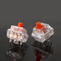 New arrival Healios 63.5g Linear mute slient orange switch for customized mechanical keyboard transparent shell Gateron